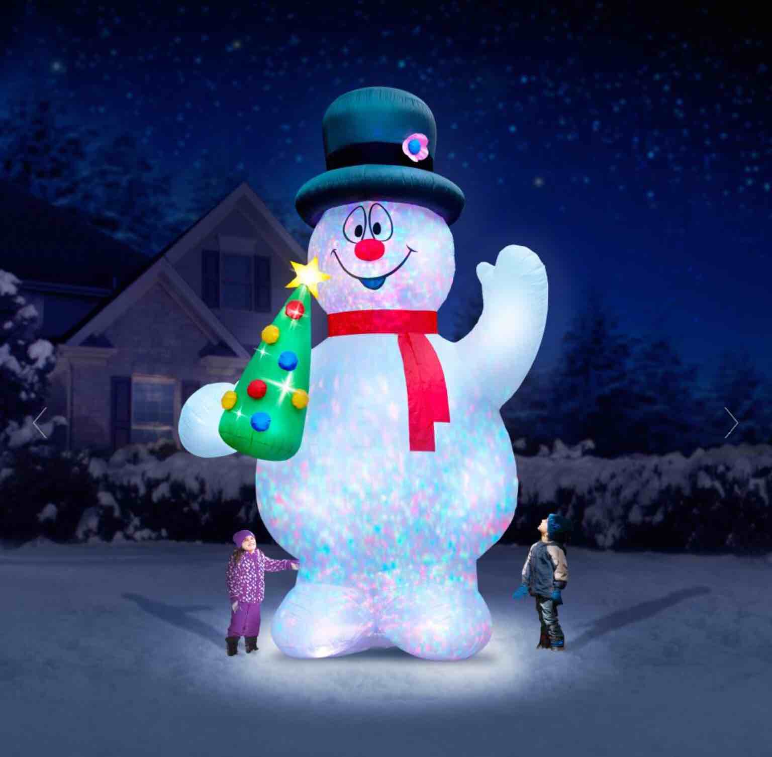 The 16' Frosty The Snowman Lightshow