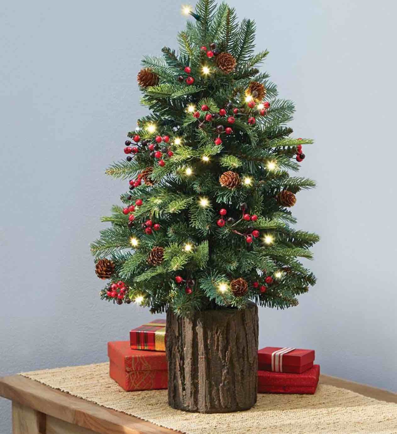 The Tabletop Prelit Christmas Tree