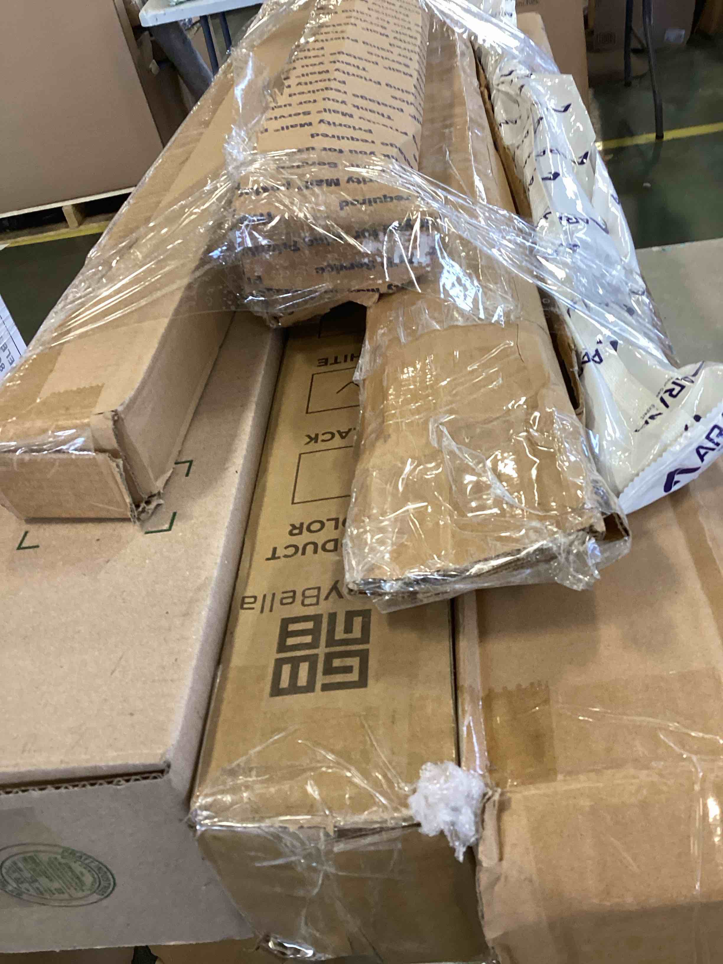 Assortment of Miscellaneous products (May Include cordless shade, curtain rods, retractable baby gate, Led universal linear lamp and more or other use)