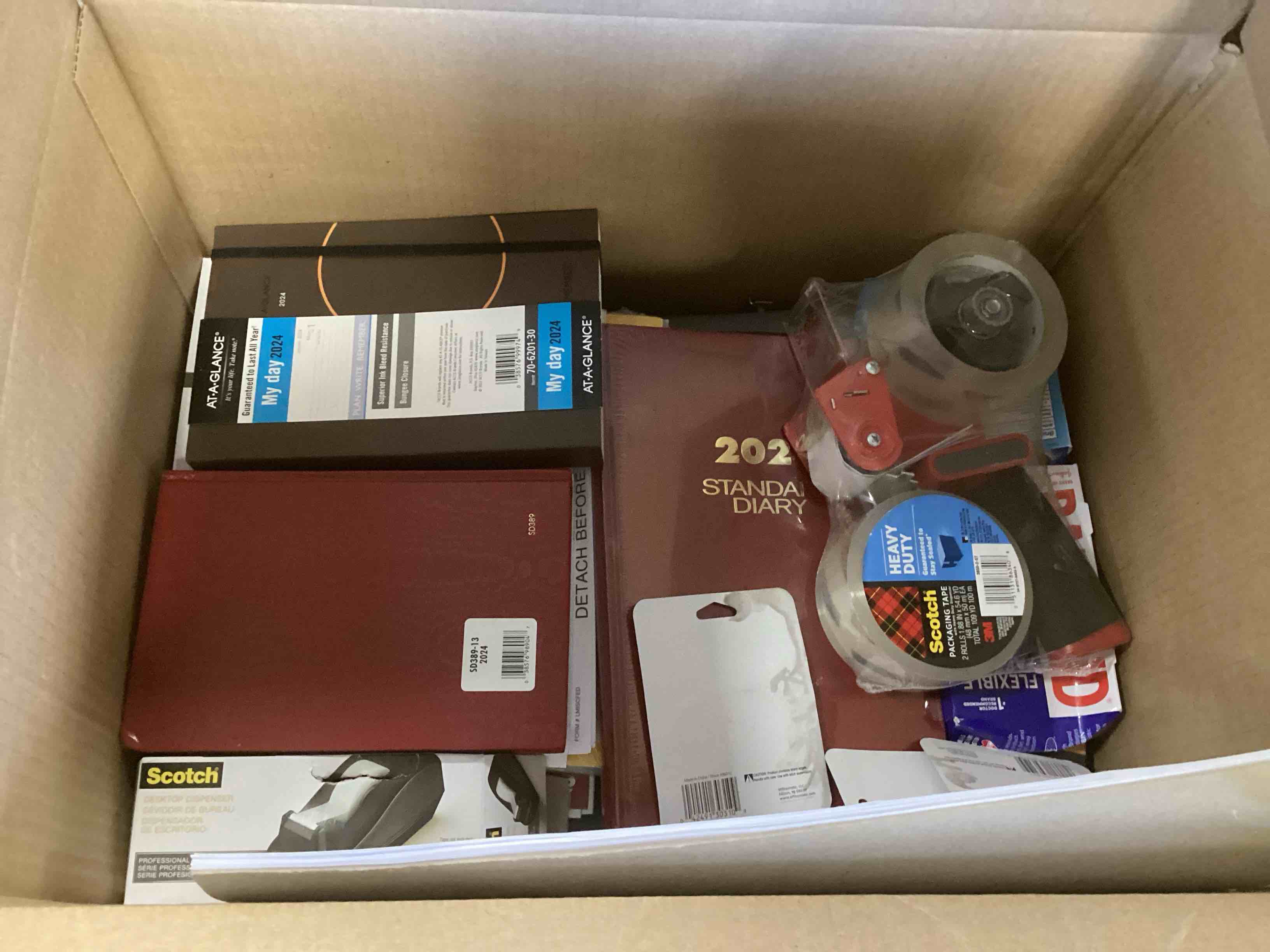 Assorted of variety of products for the maintenance  of office or home. (expiration date, brands and sizes may vary)