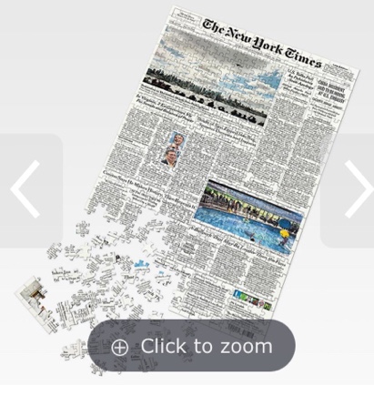 The New York Times Jigsaw Puzzle Of Your Birth Date (500 Piece)