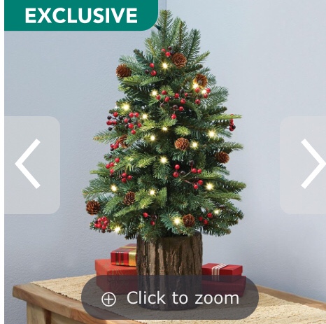 The Tabletop Prelit Christmas Tree
