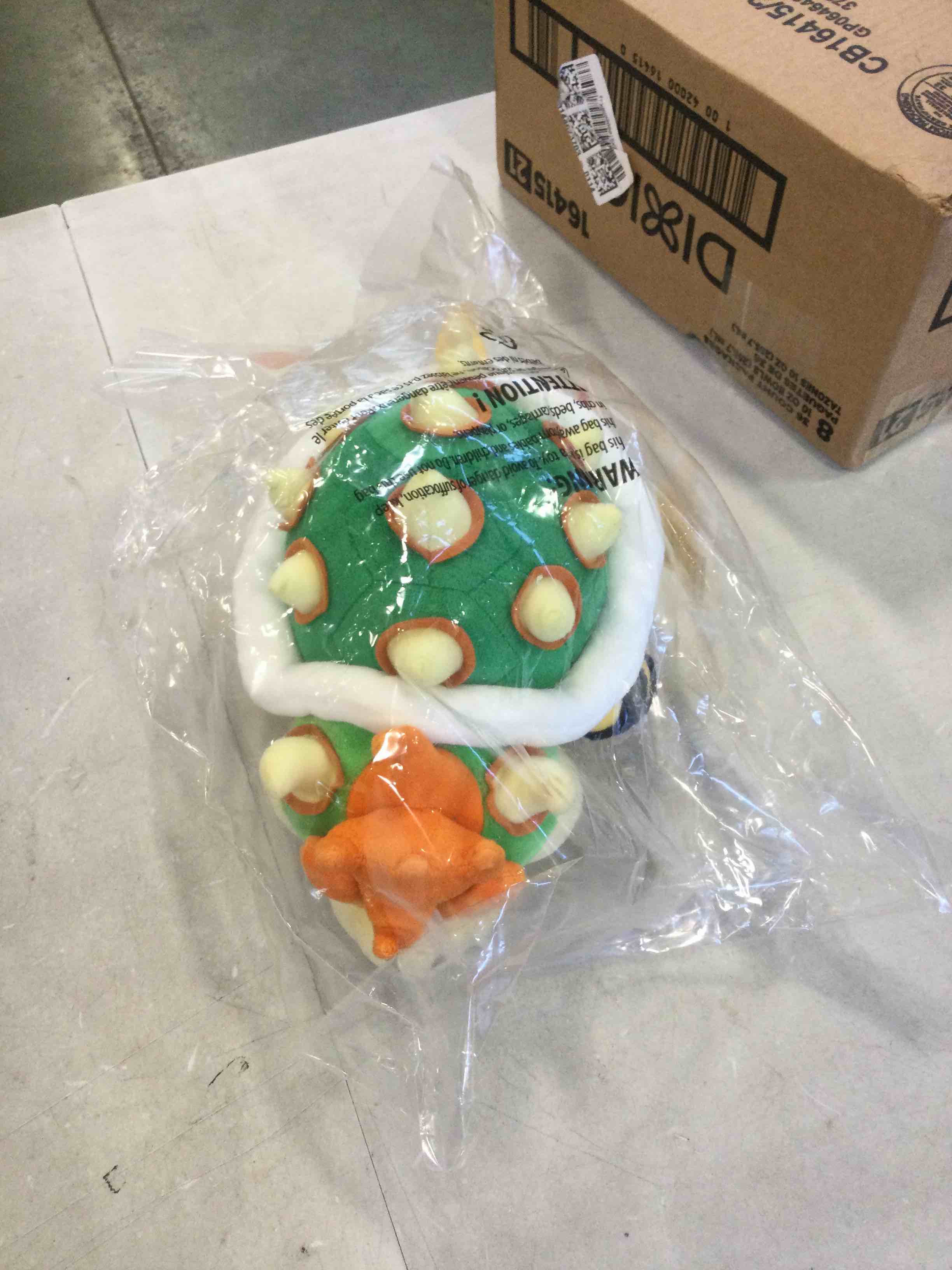 Little Buddy Super Mario All Star Collection 1423 Bowser Stuffed Plush, 10",Multi-Colored