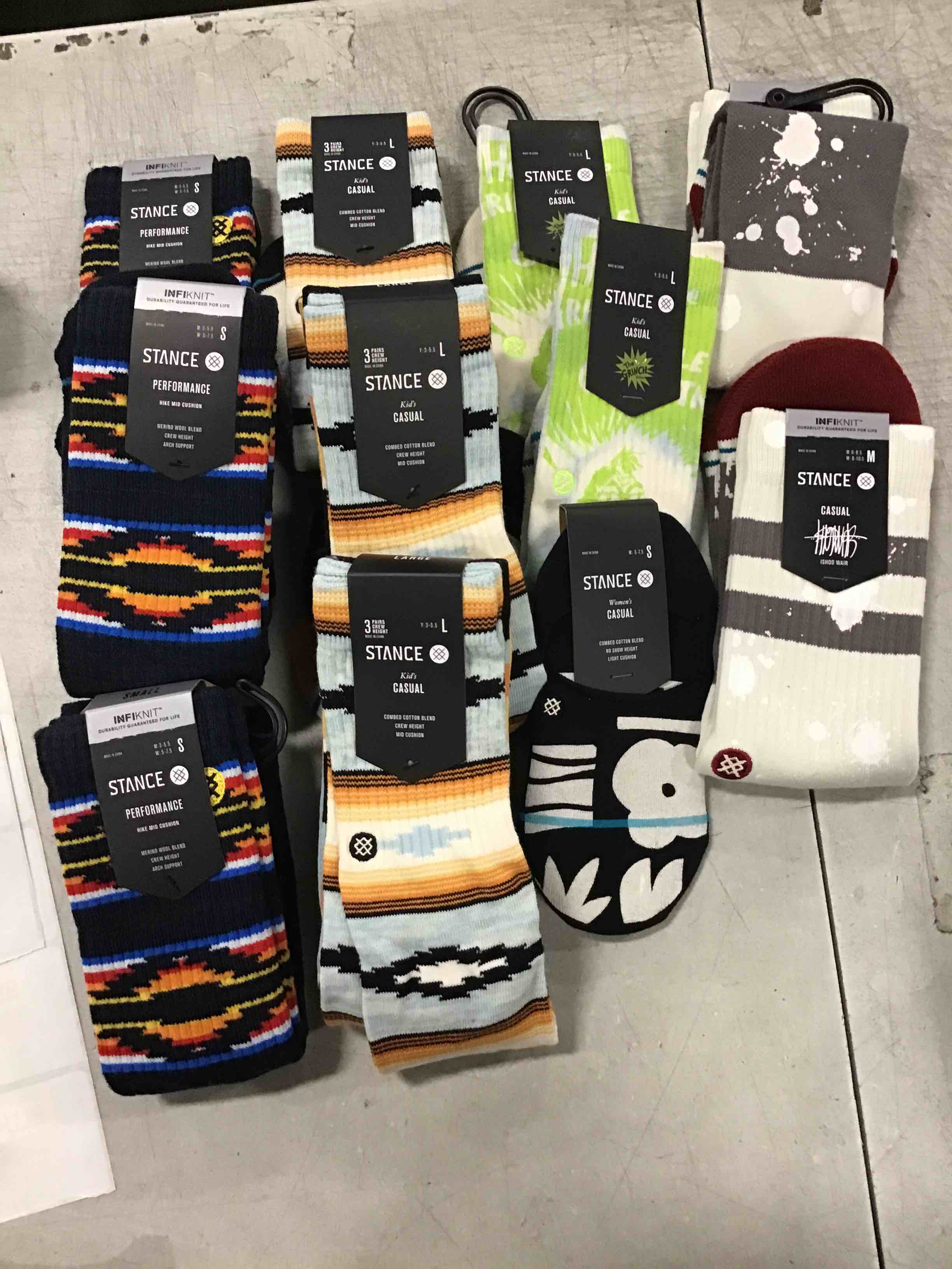 Assorted Stance socks 