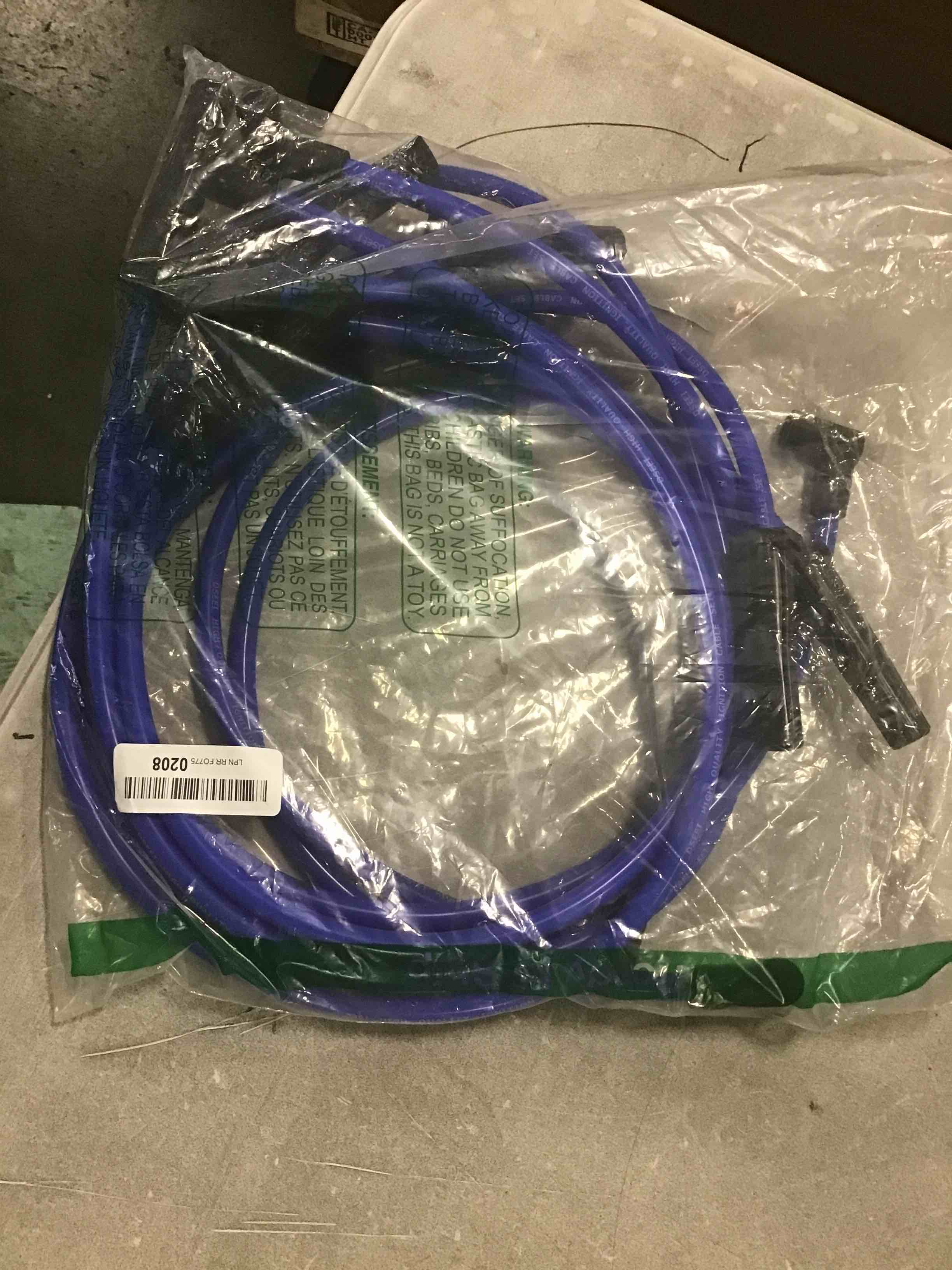 JDMON Compatible with High Performance Spark Plug Ignition Wire Set Ford 332 351C 351M 352 360 361 370 390 400 427 428 429 460 514 BBF Blue 10.5mm