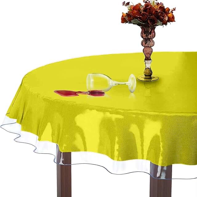 Plastic cover for table and tables