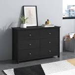 Isenbert 6 Drawer 47.2" W Standard Dresser