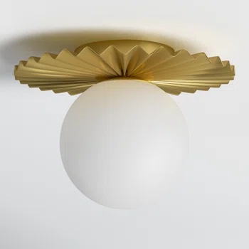 Abbey Glass Flush Mount 2 PCs 
