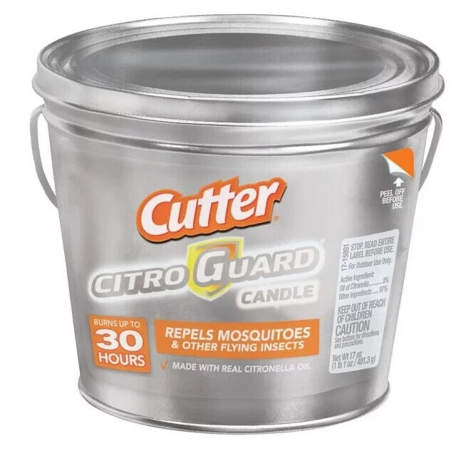Citro Guard 17-oz Citro Guard Candle Galvanized Bucket, 6-pack