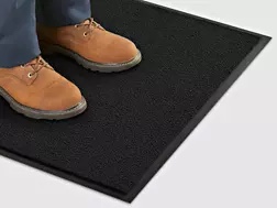 door mats black 2 pack doormat size 90x120cm,3’x4’