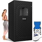 TOREAD Full Size Sauna 600D Canvas, Portable Steam Saunas Tent Fold-able with 2.6L 1000W Steam Generator Remote Control