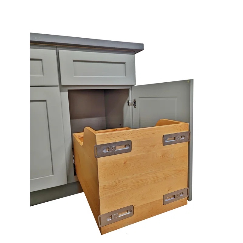 Kitchen Cabinet Soft-Close Waste Container trash drawer pull out kit Laniyia