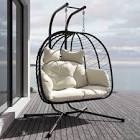 Chousein Egg Chair with Stand for 2 Person
