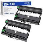 MCYCOLOR DR730 Drum Unit Compatible Replacement for Brother DR-730 DR 730 to Use with MFC-L2710DW MFC-L2750DW HL-L2395DW HL-L2370DW HL-L2350DW HL-L2390DW DCP-L2550DW Printer (2 Pack, NOT Toner)