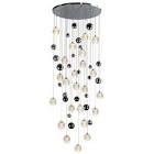 9 Light Chrome Chandelier 1679P40-9