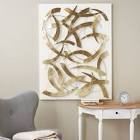 Cole And Gray Metal Metallic Curved Rod Abstract On Metal Minimalistic