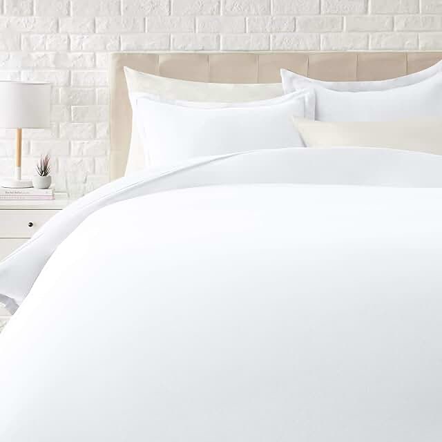 white bed cover