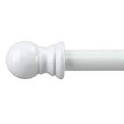 White Curtain Rod