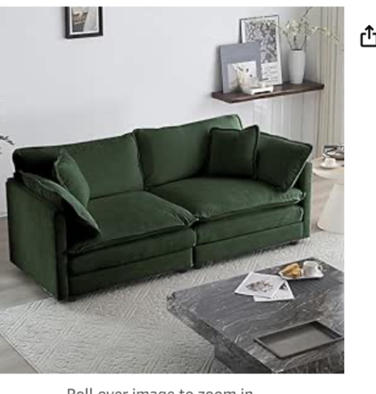 Oversized Deep Seat Sofa, Box 2 Of 2, Seat Cushion