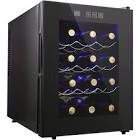 12 Bottle Wine Cooler Refrigerator, Compact Mini Wine Fridge with Digital Temperature Control Quiet Operation Thermoelectric Chiller, Freestanding Wine Cellar for Red, White, Champagne