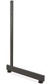 Econoco L-Shaped Leg for Grid Panel, Black (Pack of 12)