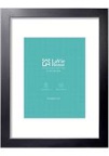 LaVie Home 14x18 Picture Frame Black Poster Frame,Display Pictures 12x16 with Mat or 14x18 Without Mat, Stable and Sturdy Frame and Polished Plexiglass, Horizontal and Vertical Format of The Walls