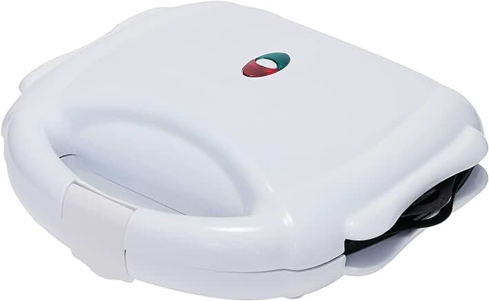 Amazon Basics Waffle, Sandwich Maker and Grill 3-in-1 White, 700W
