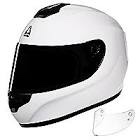 TRIANGLE Full Face Motorcycle Helmet with Extra Clear Visor Street Bike Helmet for Men DOT Approved (X-Large, Glossy Gray)