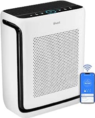 LEVOIT Air Purifiers for Home Large Room Up to 1900 Ft² in 1 Hr with Washable Filters, Air Quality Monitor, Smart WiFi, H13 True HEPA Filter Removes 99.97% of Allergy, Pet Hair in Bedroom, Vital 200S