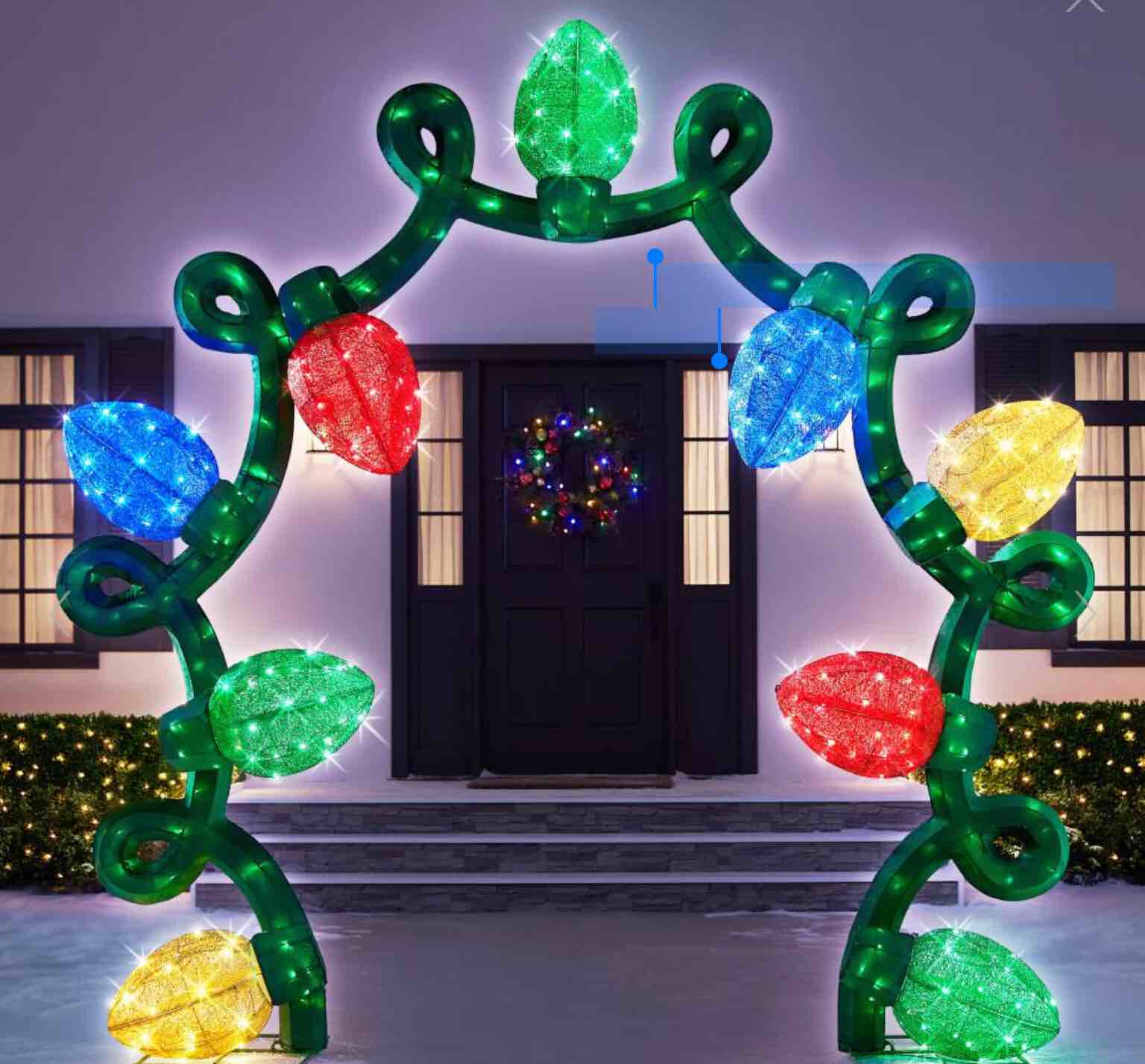 8 1/2' Illuminating Festive Archway