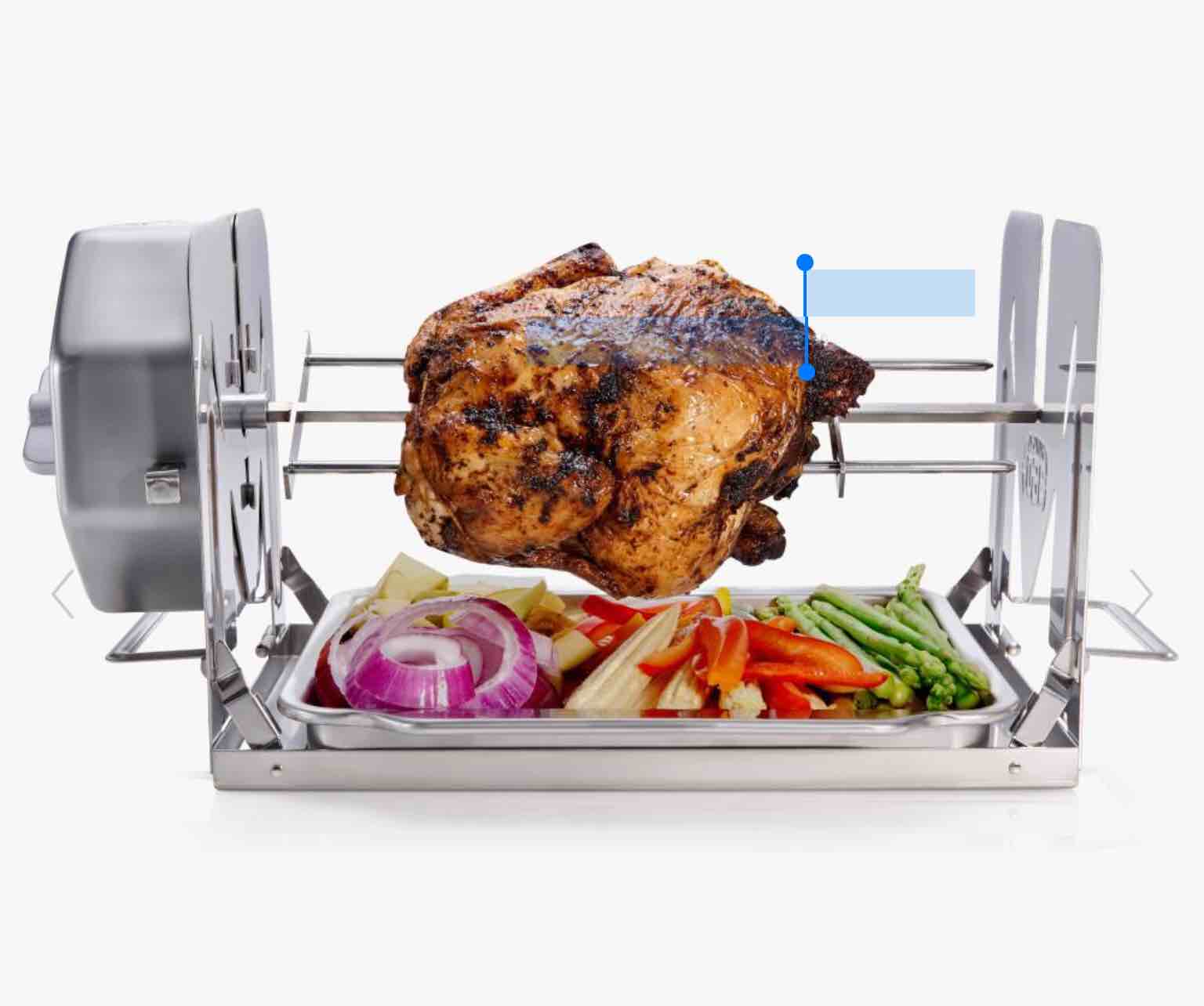 Self-Rotating Rotisserie