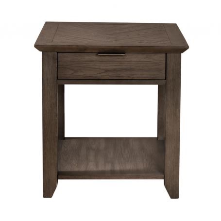 Liberty Furniture Rawson End Table in Grey 632-OT1020 CLOSEOUT