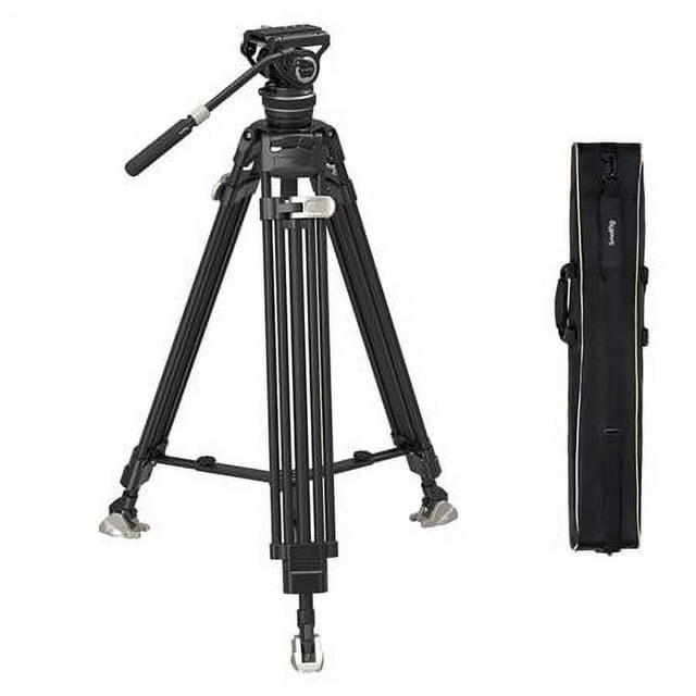 SmallRig AD-100 FreeBlazer Heavy-Duty Carbon Fiber Tripod System, 78" Camera Tripod with One-Step Locking System, 360° Fluid Head and Dual-Mode Quick-Release Plate, Max Load 22 lbs for Camera -3989