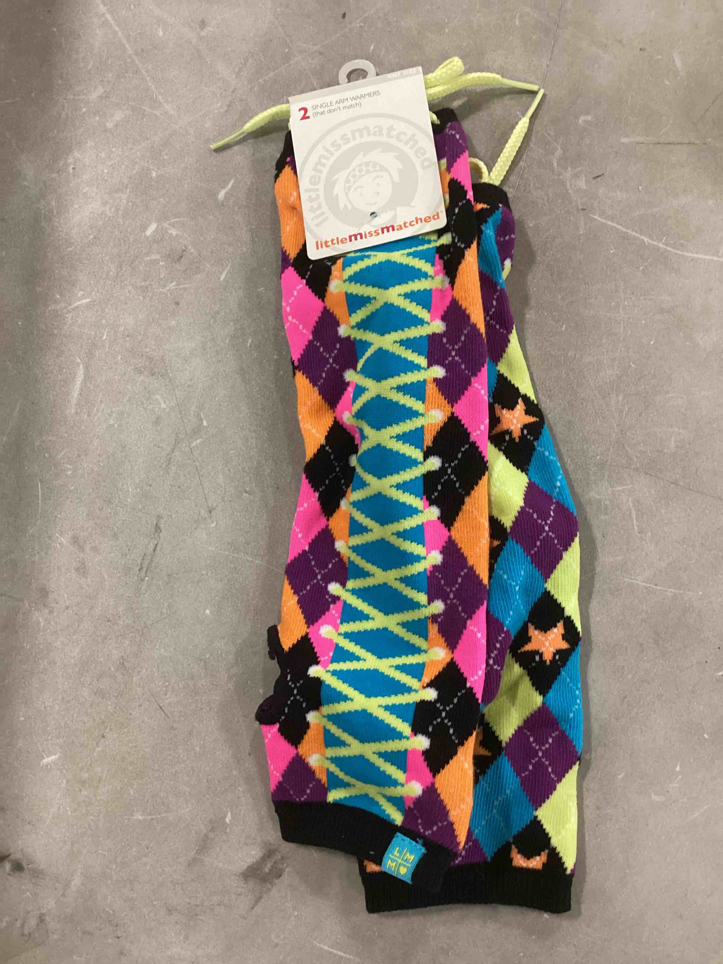 case of 42 little miss matched single arm warmers (one size)