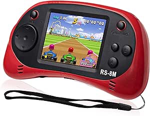 Kids Handheld Game Portable Video Game Player with 200 Games 16 Bit 2.5 Inch Screen Mini Retro Electronic Game Machine ,Best Gift for Child (Red)