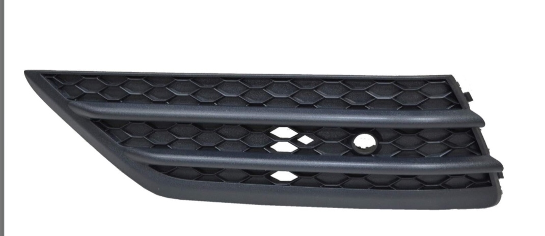 2016-2018 Honda Pilot Front Driver Side Lower Bumper Cover Grille; Without Park Assist; Textured Black; Made Of Abs Plastic Partslink HO1038130