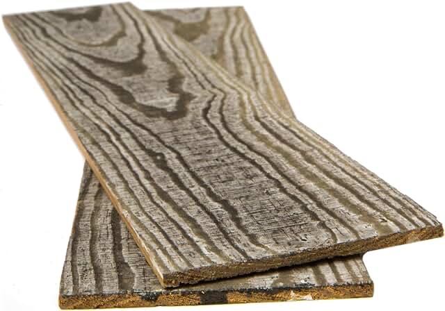 Easy Planking E-107 Thermally-Modified Barn Wood Wall Planks, 6-Piece, Gray
