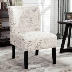 Crescentia 21.63" Wide Polyester Slipper Chair
