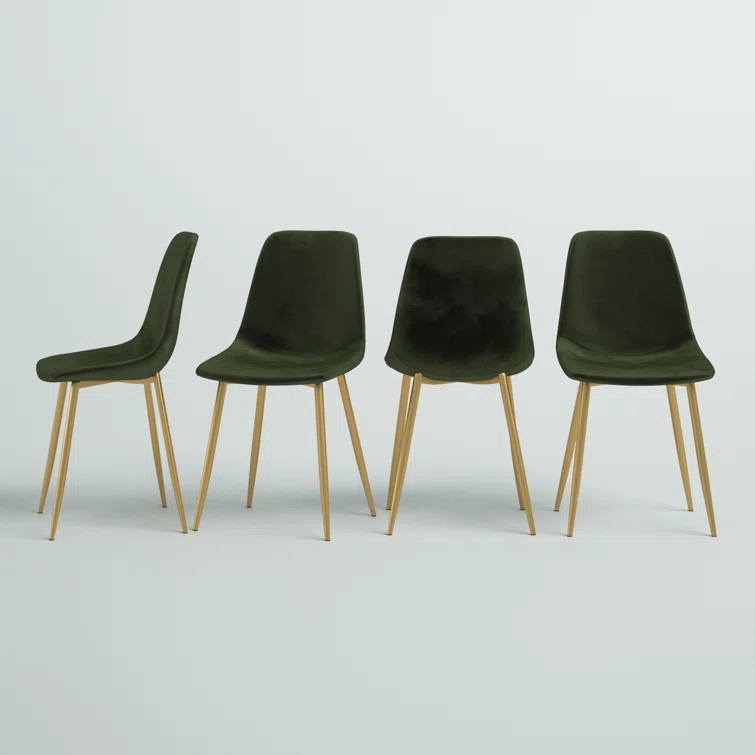 Heffron Velvet Upholstered Side Chair