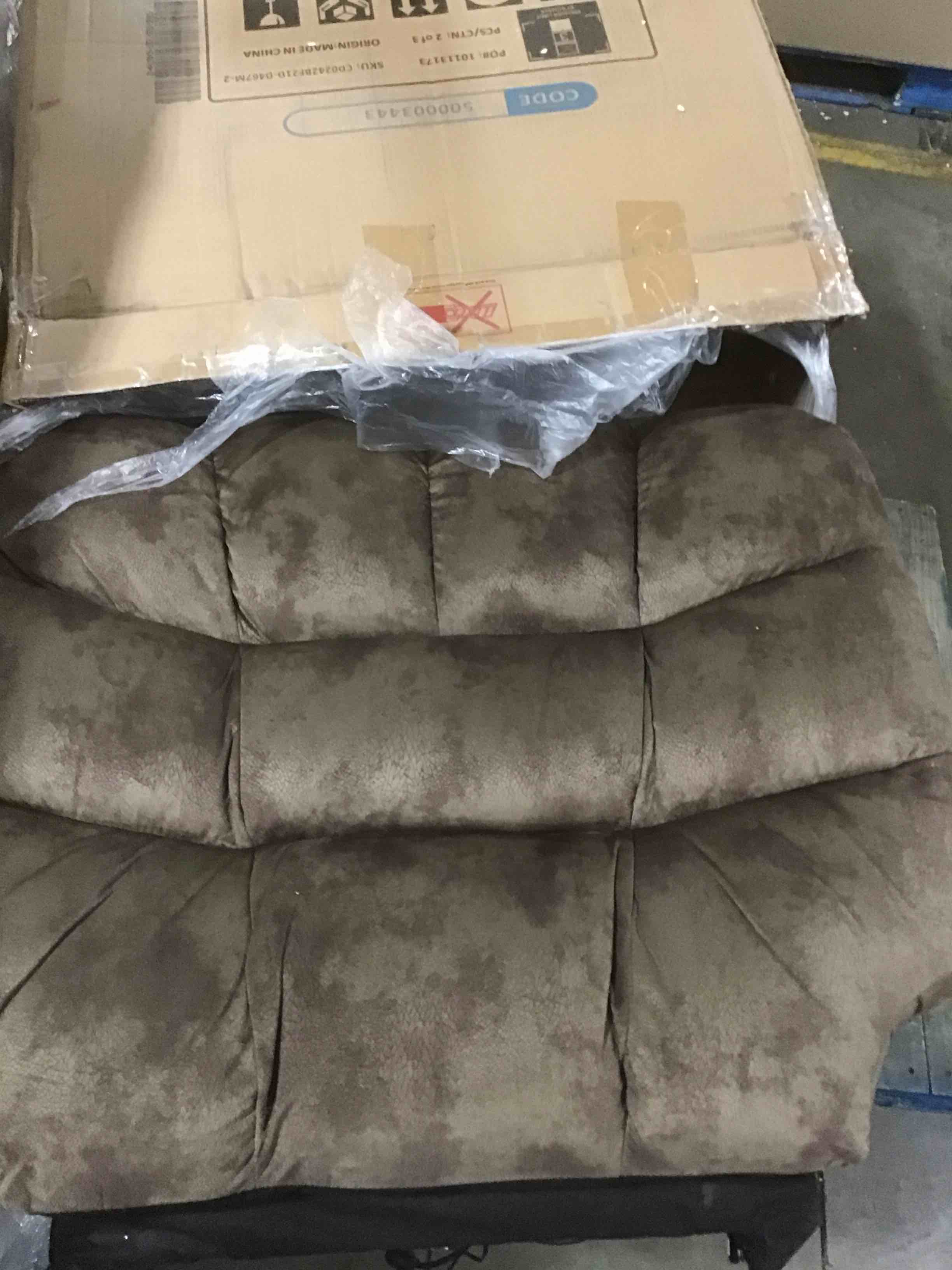 ECO CD0242BF21D Backrest To A Massage Chair Brown