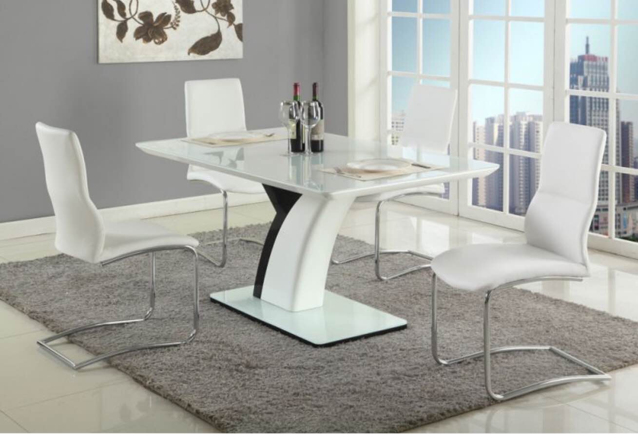 CHINTALY - NATASHA 5 PIECE DINING SET - NATASHA-PIPER-5PC (incomplete 1 box only consisting of table base)