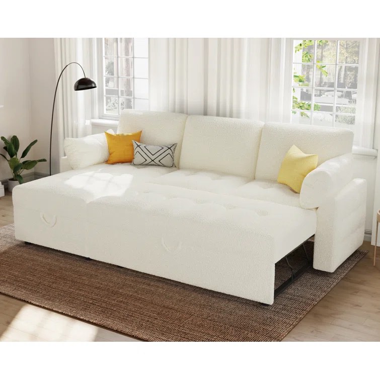 Kishonna 87'' Flared Arm Sofa Bed (incomplete)