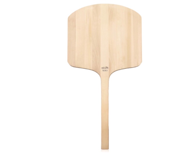 New Star Foodservice 536181 Restaurant-Grade Wooden Pizza Peel, 19" L x 18" W Plate, with 17" L Wooden Handle, 36" Overall Length…