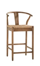 Alce Solid Wood 24" Counter Stool