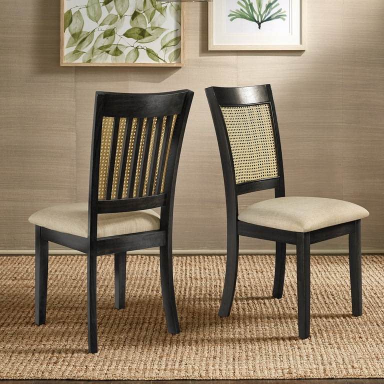 Pulukan Linen Slat Back Side Chair