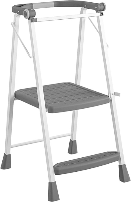 COSCO 2-Step Kitchen Stepper Adult Folding Step Stool, Kids Folding Kitchen "Helper"