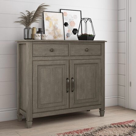 Alayjia Solid Wood 2 - Door Accent Cabinet