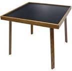 35" Square Portable Folding Table Card Table Chairs