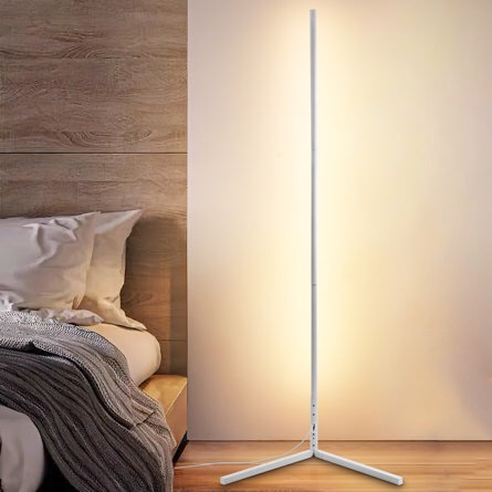 55" Modern Color white Corner Lamp With Remote