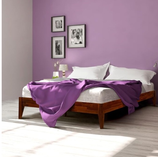 Acacia Mervyn-U0WR - Estructura de Cama, Color Caramelo(incomplete,one box only ) Queen 